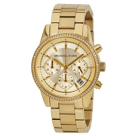 gold plastic michael kors|Michael Kors watch gold women's.